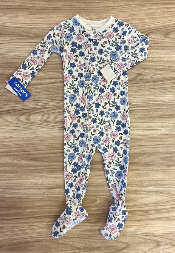 Pijama enterizo flores