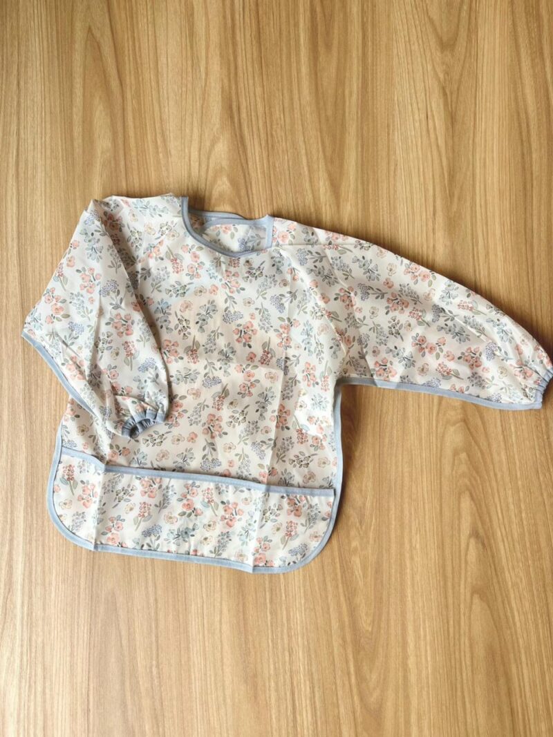 Babero Beige Flores