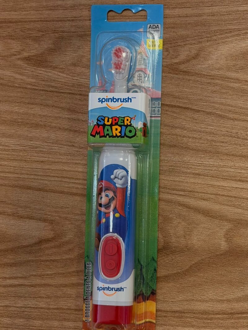 Cepillo de dientes eléctrico Super Mario spinbrush