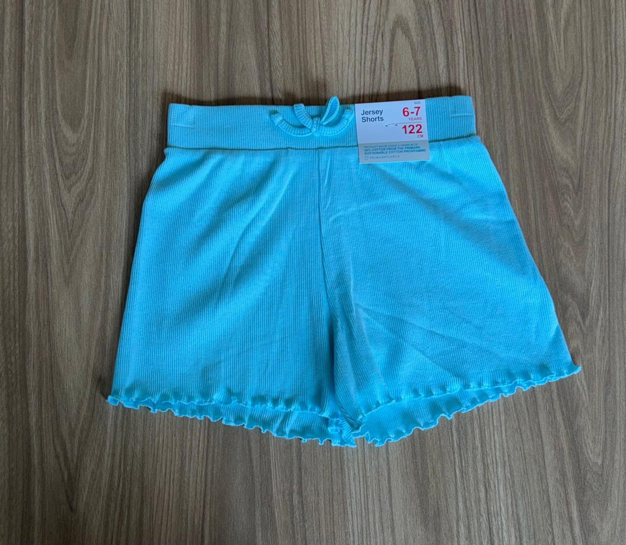 Shorts azules rib primark 1