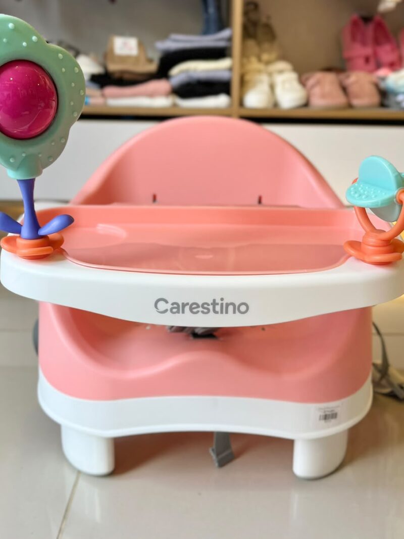Silla Comedor Booster Rosa Carestino