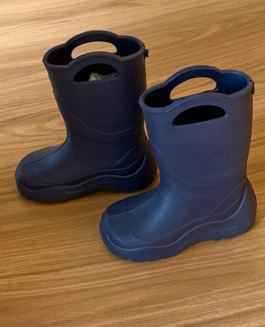 azul oscuro botas