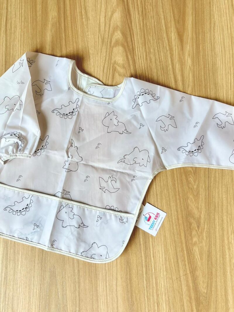 Babero Completo Beige Dinos