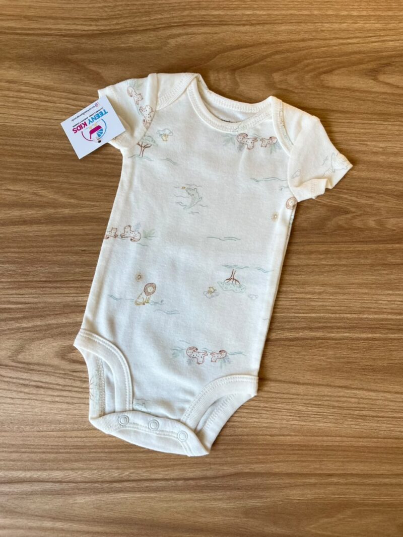 Body CARTERS beige animales selva