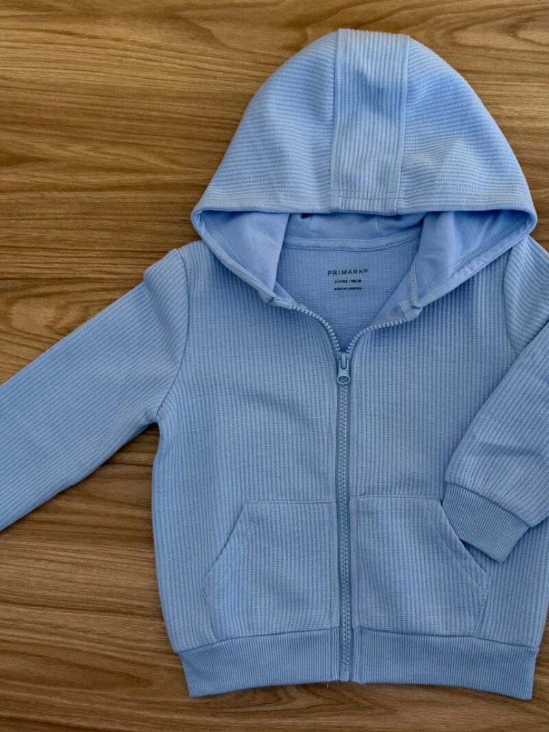 chaqueta Rib Azul