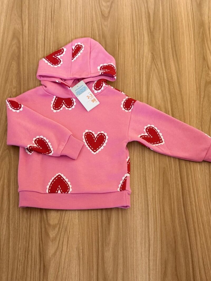 Buzo Rosado Corazones