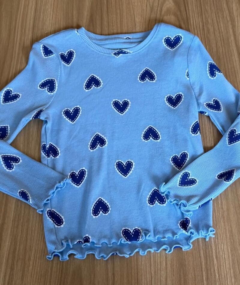 Camibuzo Azul Corazones