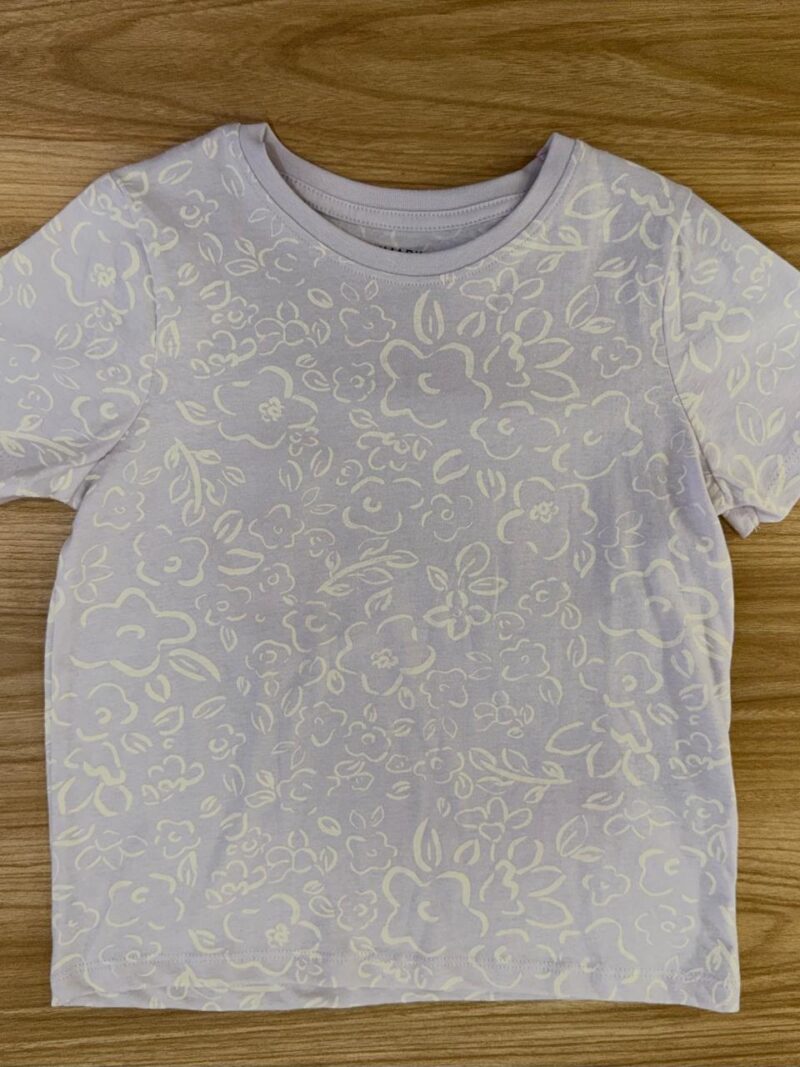 Camiseta Lila Flores