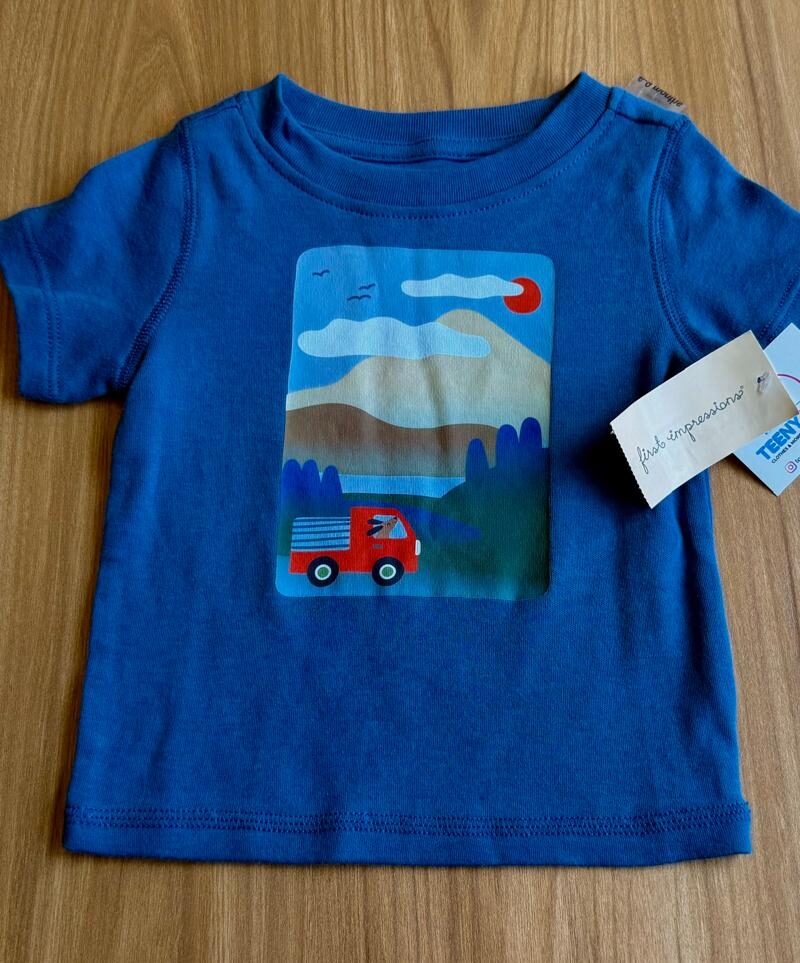 Camiseta azul Firts Impression