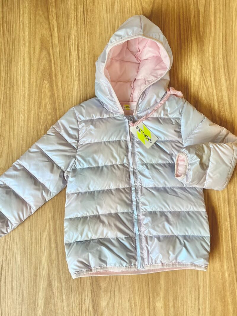 Chaqueta impermeable lila