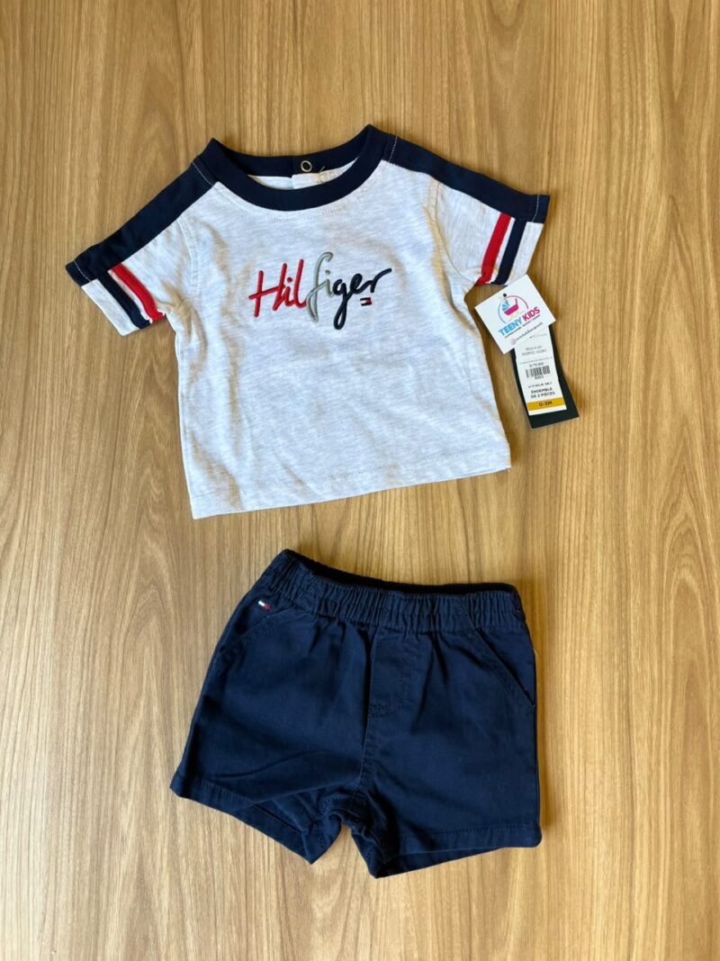 Conjunto camisa polo bermuda