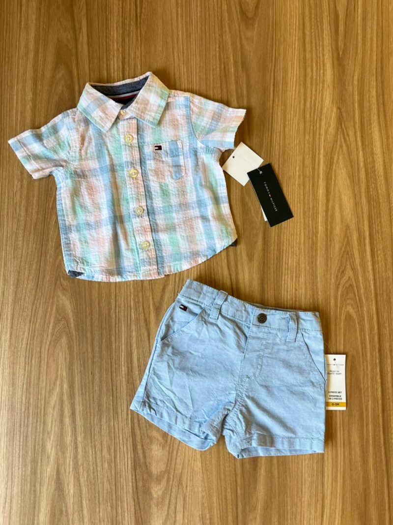 Conjunto camisa rayas