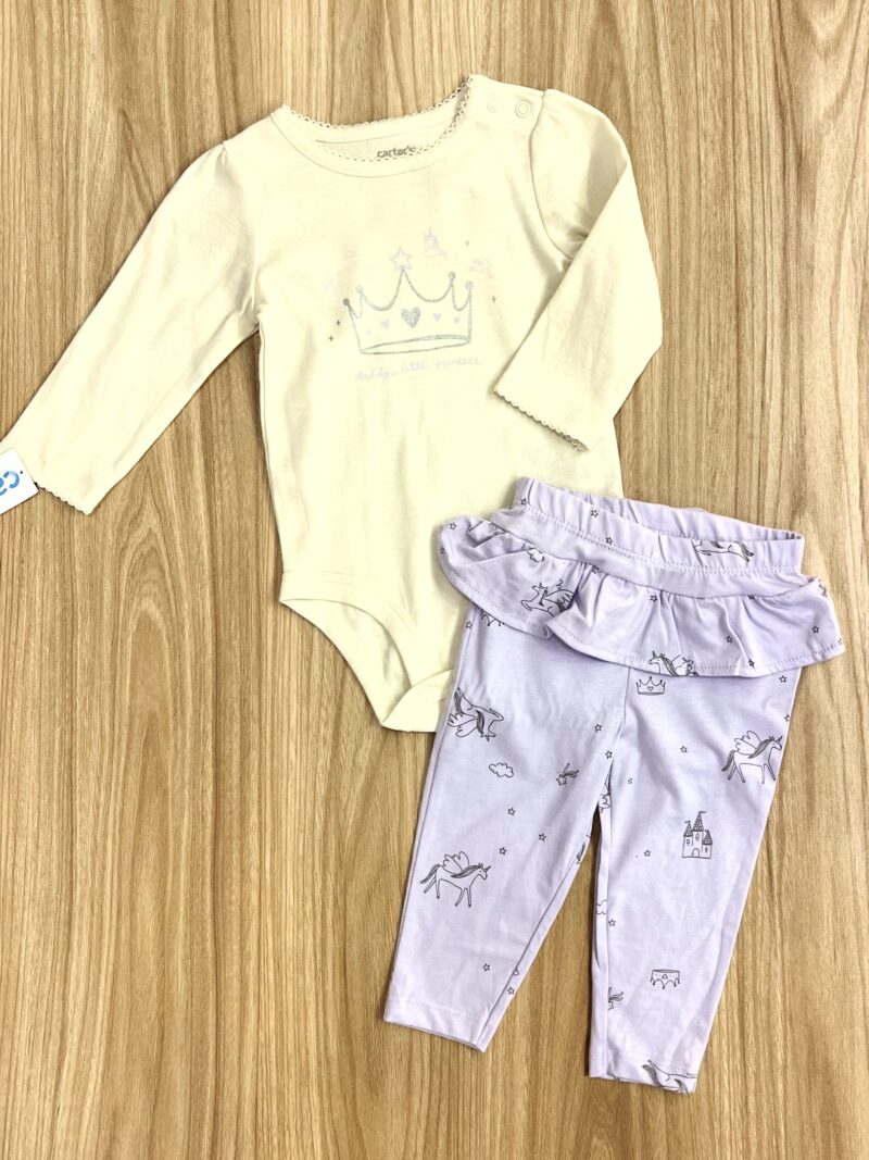 Conjunto Corona y Unicornios Carter´s