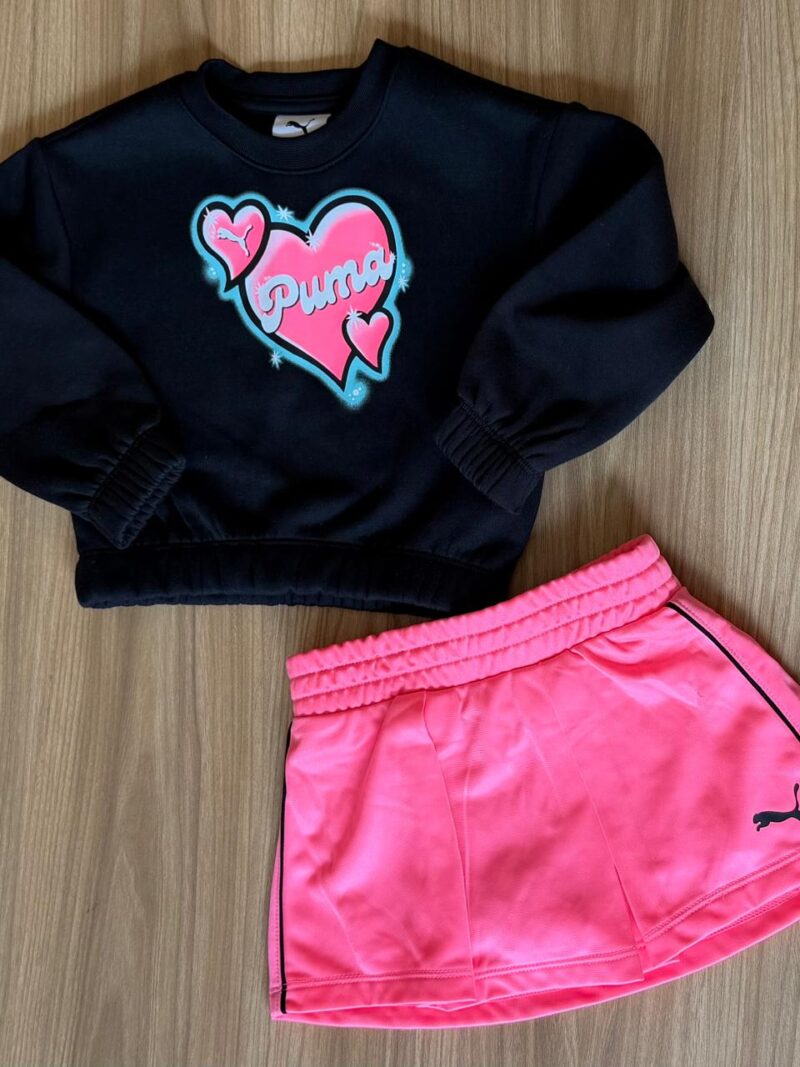 Conjunto Negro y Fucsia Puma