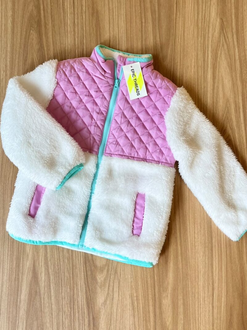 Chaqueta ovejera lila