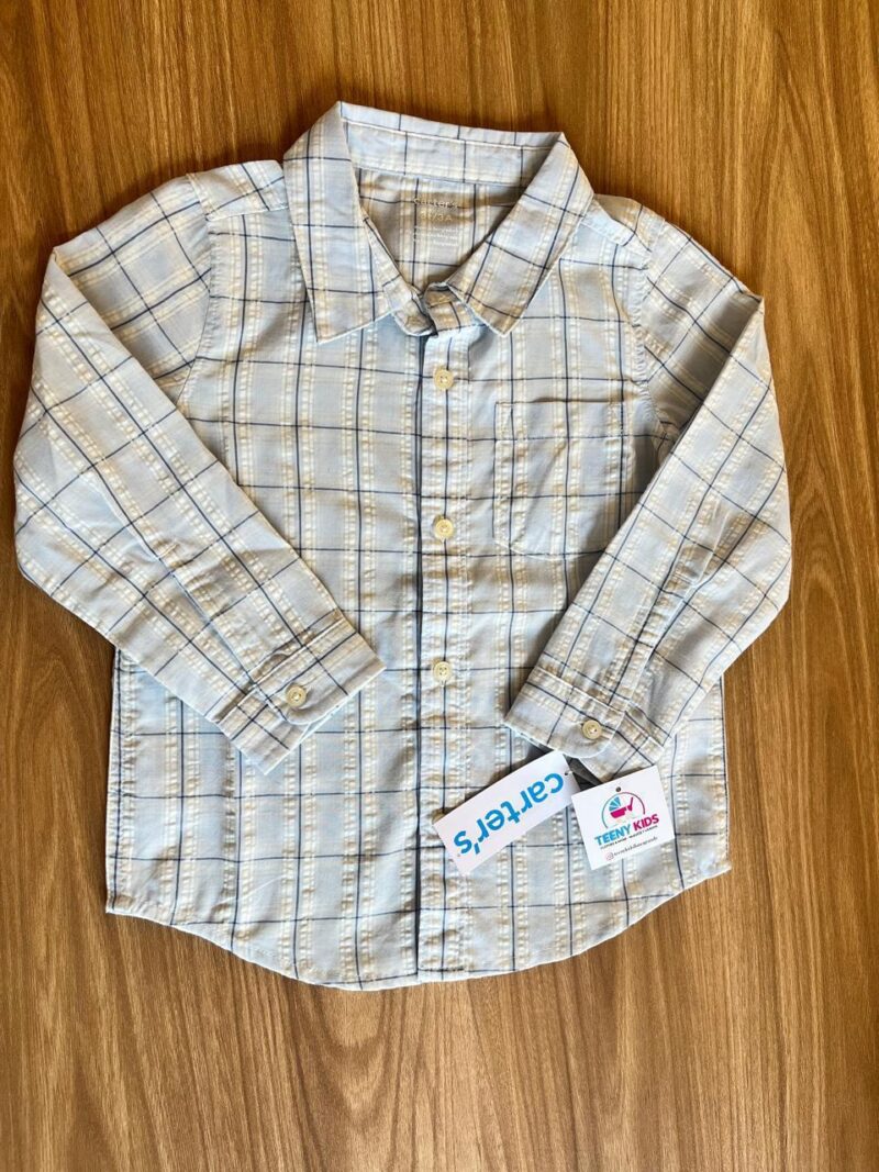 Camisa Azul de Botones Carters