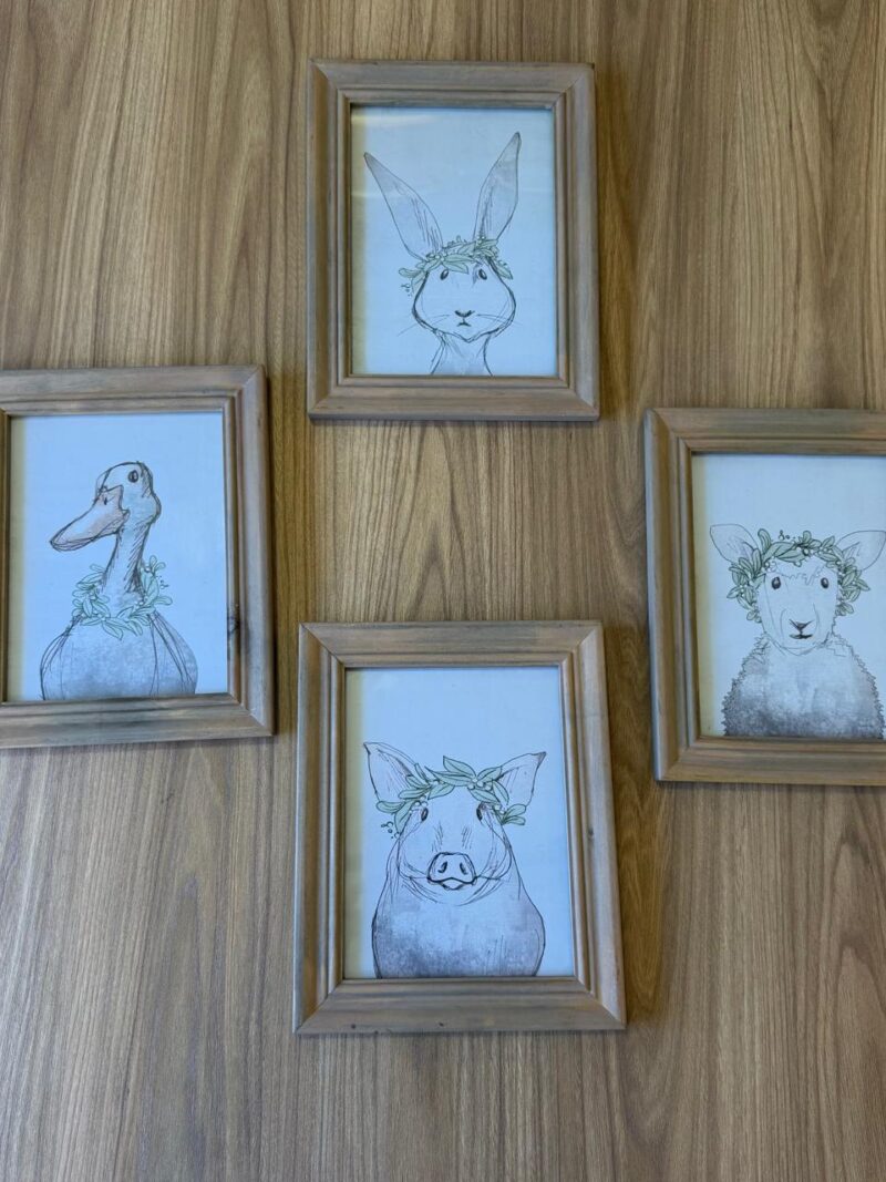 Colección Cuadros Infantiles Animalitos de la Granja