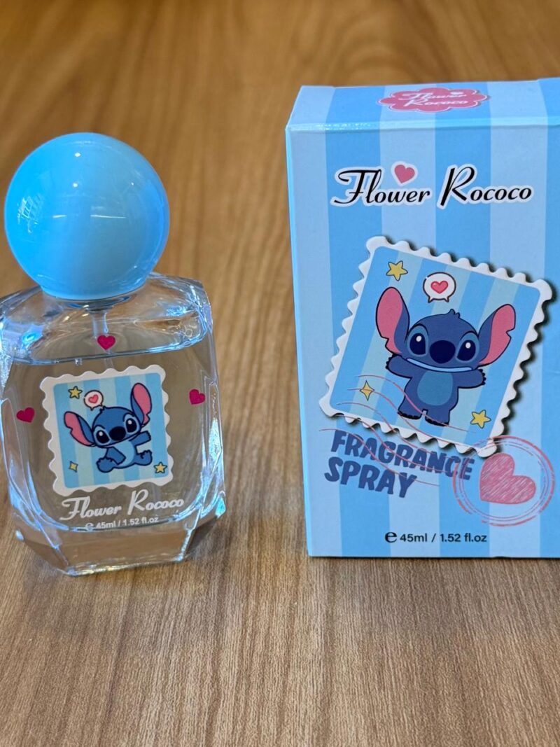 Perfume en cajita stitch