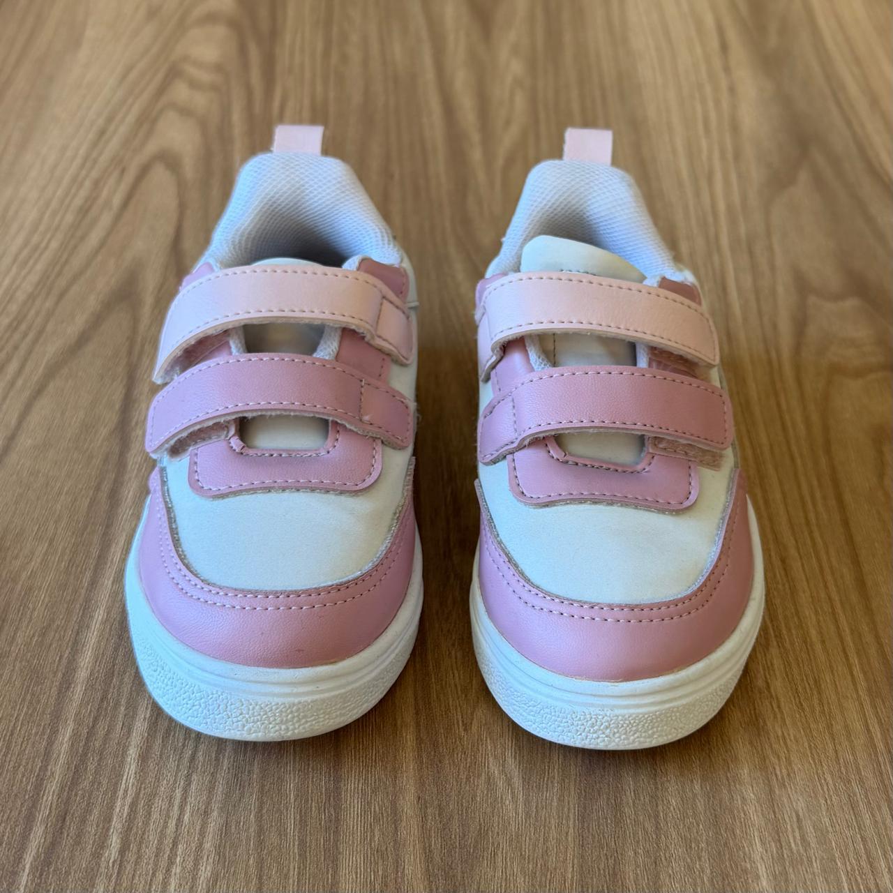 Tenis blancos y rosado belcro offcorss 26 1