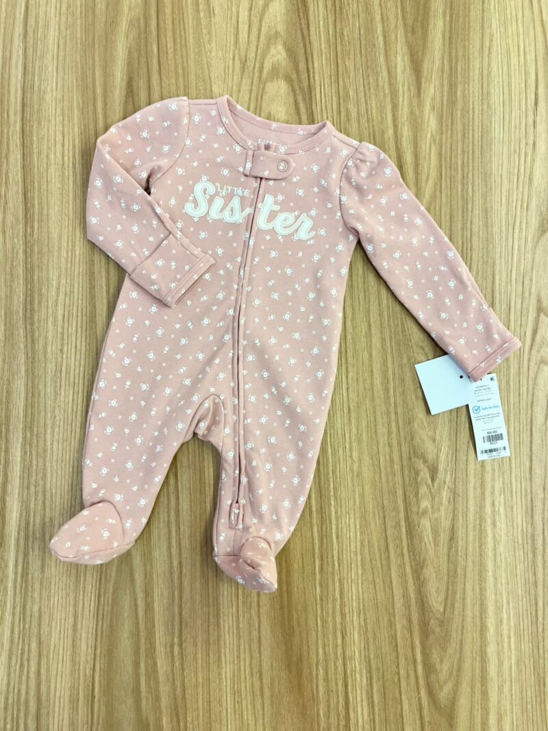 Pijama enterizo rosada little sister Carters