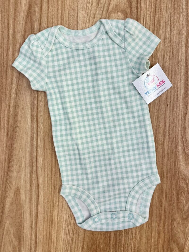 Body cuadros verdes Carters