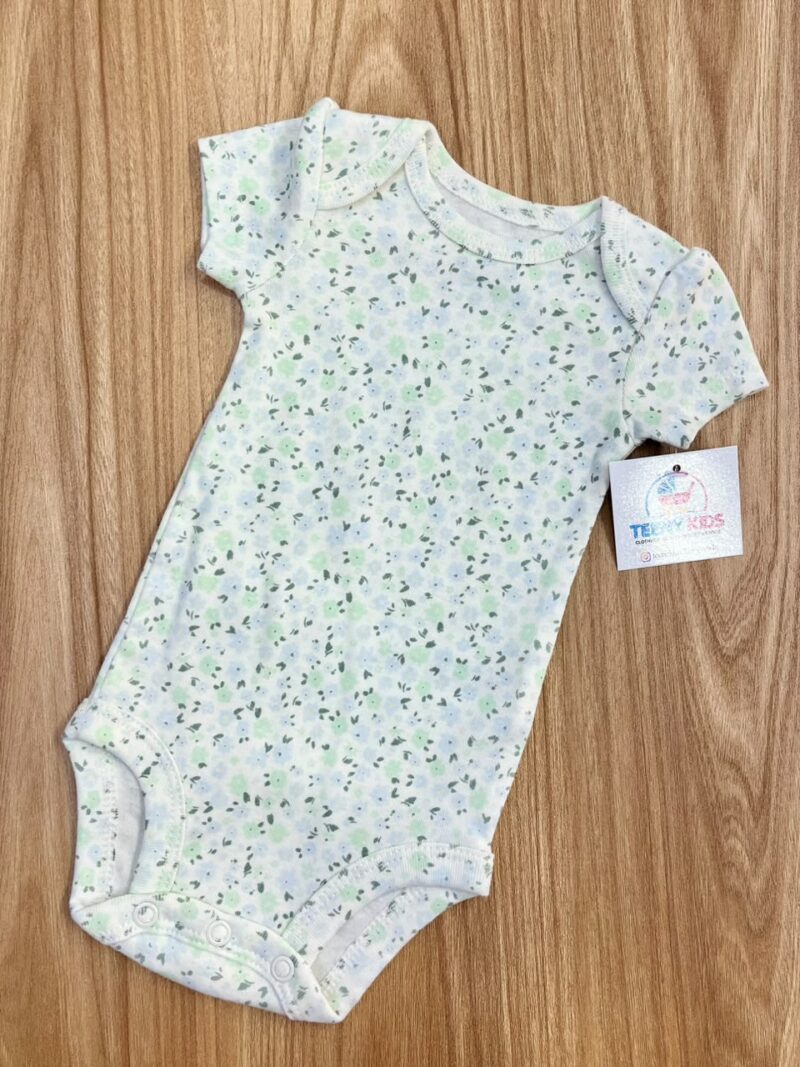 Body blanco flores Carters