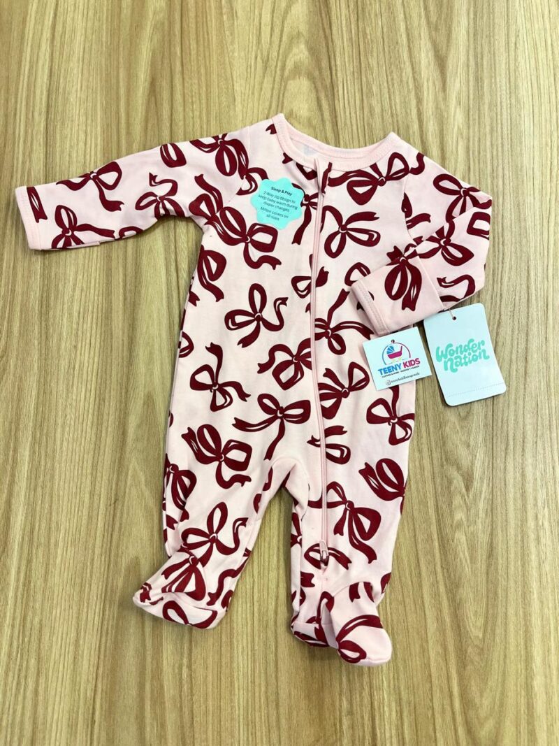 Pijama rosada moñitos Wonder Nation