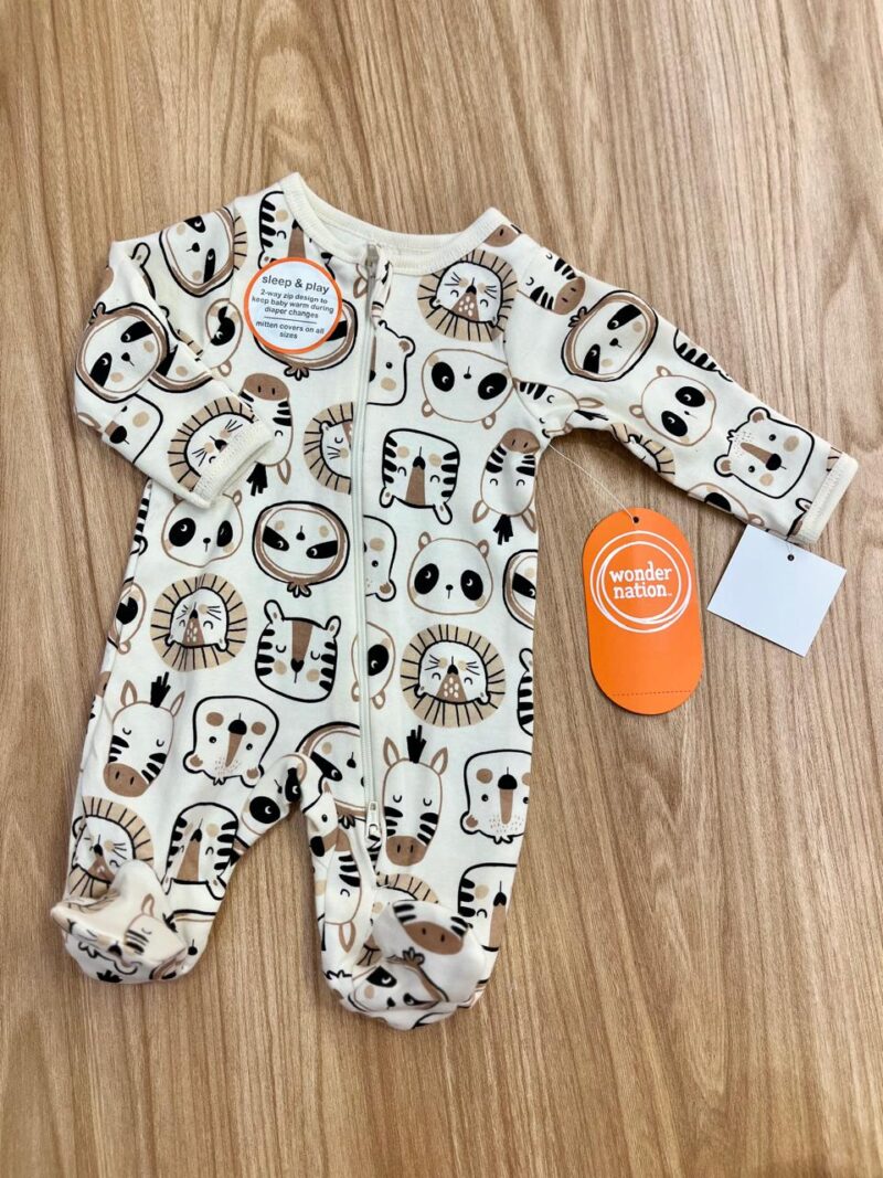 Pijama enterizo animales Wonder Nation