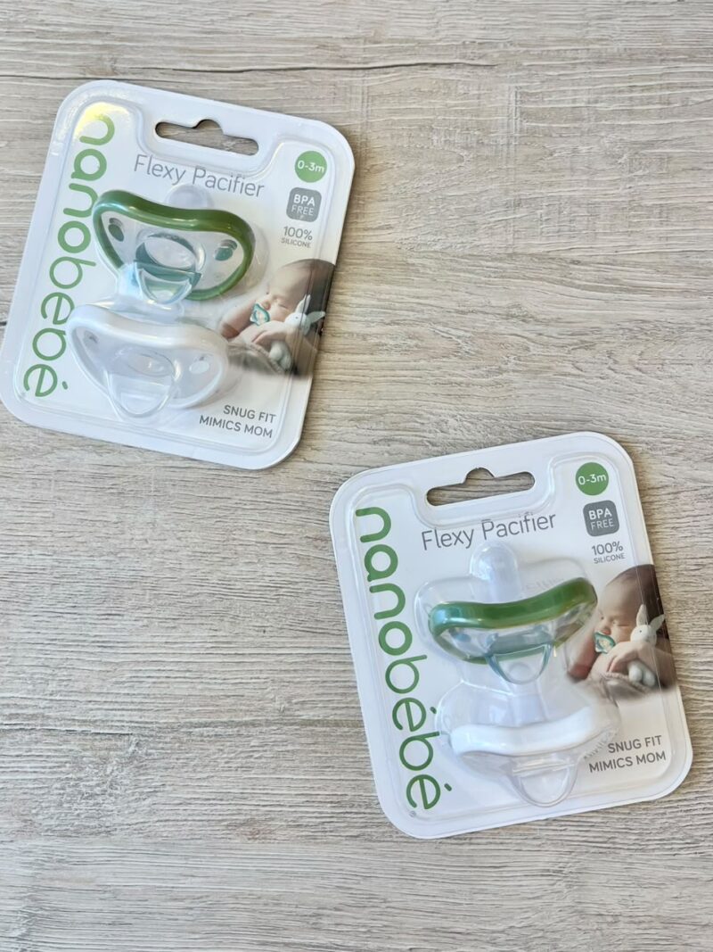 Sets chupas x2 verdes Nanobebe