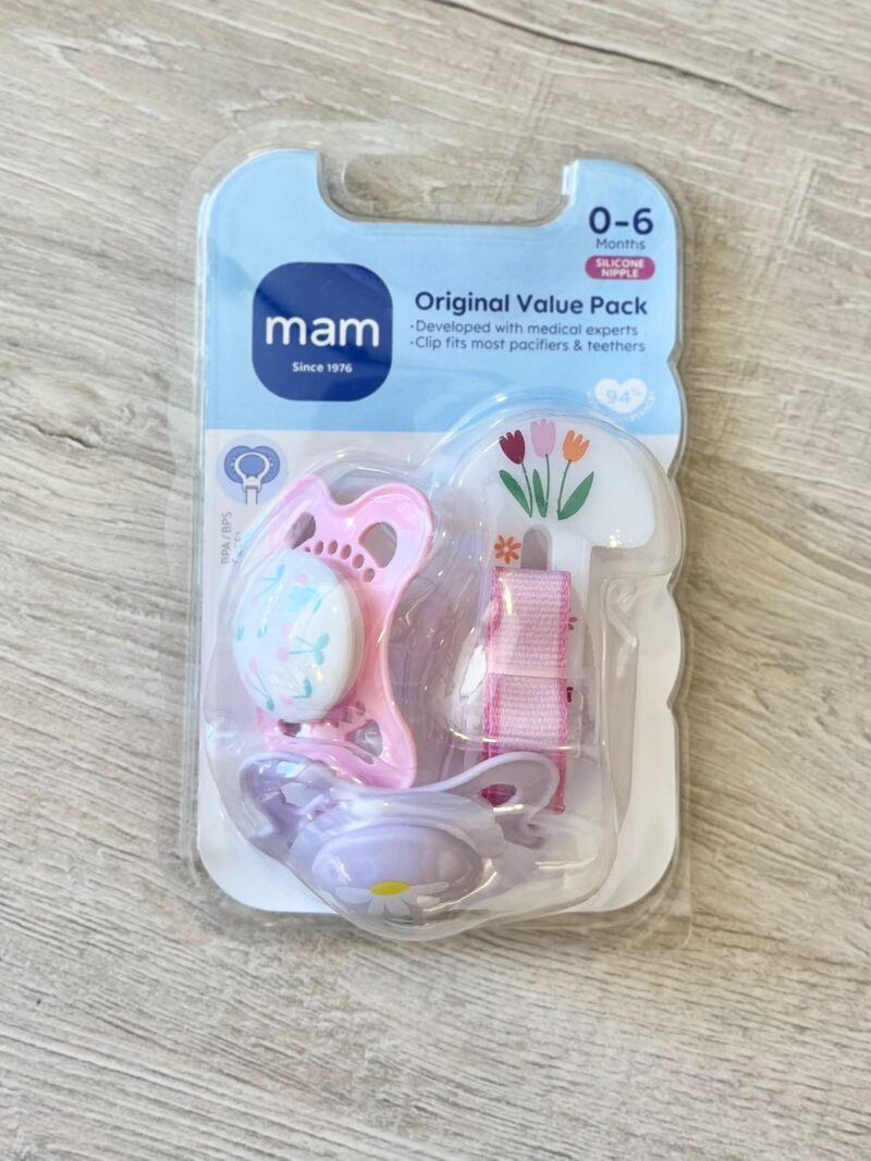 Set chupa flores + sujetador Mam