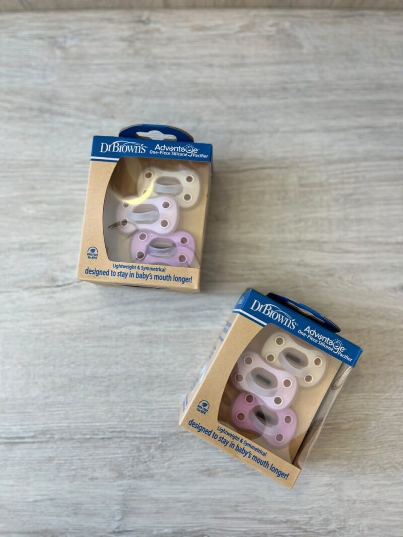 Paquete x3 chupas rosadas advantage dr browns